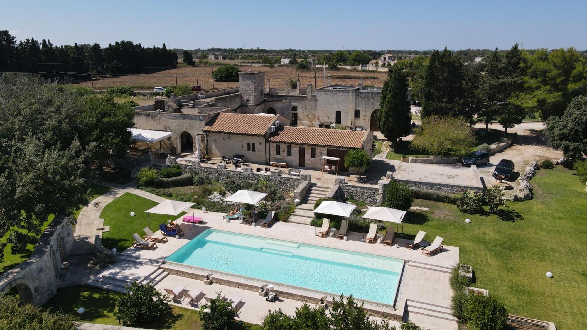 Masseria San Cosimo Carpignano Salentino Bagian luar foto